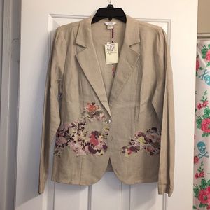 Canvas Jacket with Detail